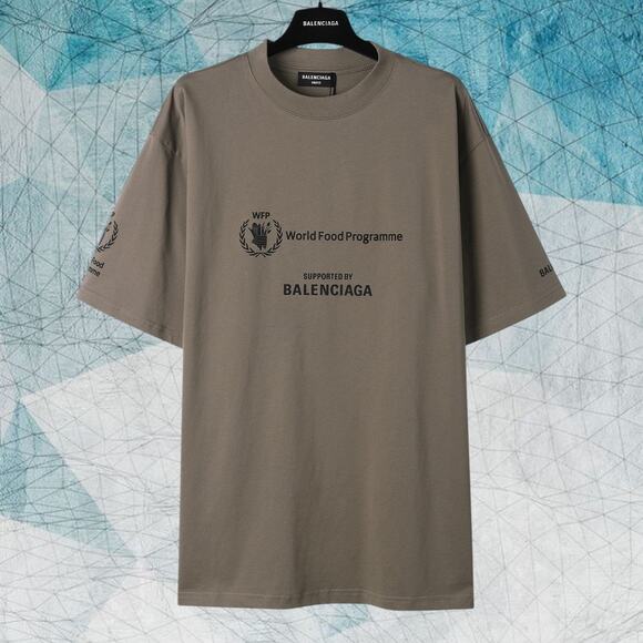 Balenciaga Men's Olive T-Shirt